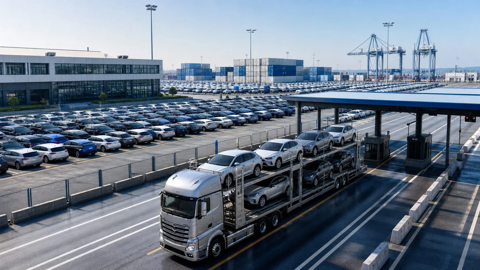 3D Exportterminal für Autoexport Koblenz