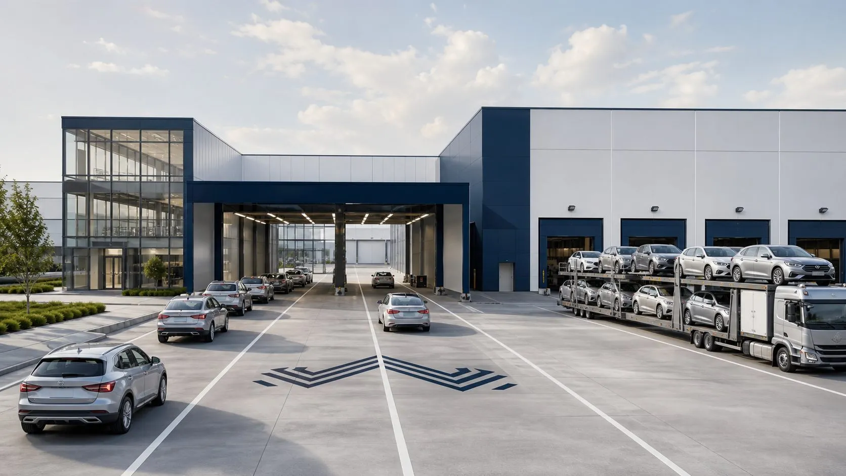 3D Autoexport Logistikzentrum für Andernach